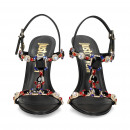 Sandalia Bebe Prereria Negro  JUST CAVALLI