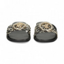 Pala Trenzada Oro+negro  JUST CAVALLI