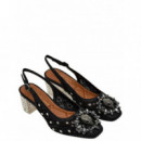 KURT GEIGER - Chelsea C Block Sq Sling - 00 - 5385500069/00