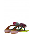 KURT GEIGER - Pom Pom T-bar Flat Sdl - 69 - 4365599209/69