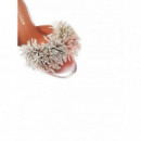 KURT GEIGER - Pom Pom Ankle Tie Sandal - 65 - 4366165209/65