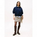 Classic Script Terry Sweatshirt Dark Nig  TOMMY HILFIGER