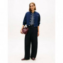 Gold Btn Hwk Bomber Dark Night Navy  TOMMY HILFIGER