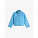 Padded Flag Quilted Jacket Cyclone Haze  TOMMY HILFIGER