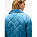 Padded Flag Quilted Jacket Cyclone Haze  TOMMY HILFIGER