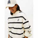 Th Script Mdrn Terry Swtshrt Calico/ Bla  TOMMY HILFIGER