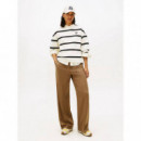 Th Script Mdrn Terry Swtshrt Calico/ Bla  TOMMY HILFIGER