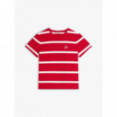 Th Script Reg C-nk Ss Tee Primary Red /  TOMMY HILFIGER