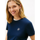 Th Script Reg C-nk Ss Tee Dark Night Nav  TOMMY HILFIGER