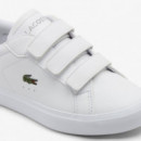 Powercourt 225  2 Suc Wht/wht  LACOSTE