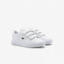 Powercourt 225  2 Suc Wht/wht  LACOSTE