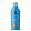 NIVEA Loción Solar Fp 50 Protege y Broncea, 200ML