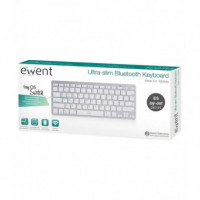 Teclado Ultra Slim EWENT BLUETOOTH para Tablet Blanco EW3161