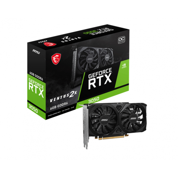 Tarjeta Grafica MSI Rtx 3050 Ventus 2X E 6 Gb Oc