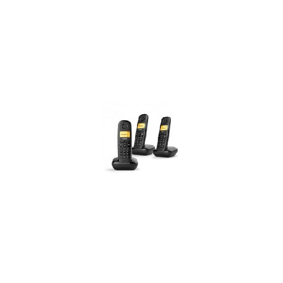 Telefono Inalambrico Siemens GIGASET A170 Trio Dect Negro L36852-H2802-D211