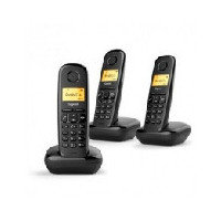 Telefono Inalambrico Siemens GIGASET A170 Trio Dect Negro L36852-H2802-D211