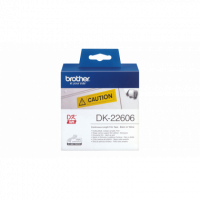 Cinta Pelicula Continua BROTHER Amarilla 62MM 15,24M (DK22606)