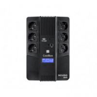 Ups COOLBOX Scudo 3 Lcd 800VA