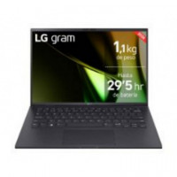 Portátil LG Gram Intel Core Ultra 7-155H, 32GB Ram, 1TB Ssd, 14" Wqxga, Windows 11 Home, Negro (14Z90S-G.AD78B)