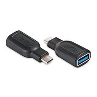 Adaptador Club 3D USB-C 3.1/M a USB-A 3.0/H Negro (CAA-1521)