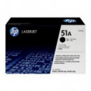 Toner HP LaserJet 51A Negro 6500 Páginas (Q7551A)