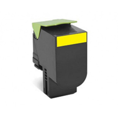 Toner Lexmark L&aacute;ser 802HY Amarillo 3000 P&aacute;ginas (80C2HY0)