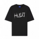 Hugo Blue Camiseta Negra 50554350-001