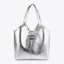Lola Casademunt Shopper metalizado LS2604048-0M3