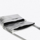 Lola Casademunt Bandolera metalizada con tachas LS2604049-0M3