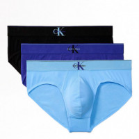 Pack de 3 Slips - Graphic Monogram Cotton Stretch  CALVIN KLEIN