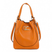 Bolso hobo efecto piel asa trenzada y lazada