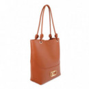 Bolso Shopper asa nudos pieza inferior