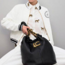 Bolso Shopper animal con detalle cadena