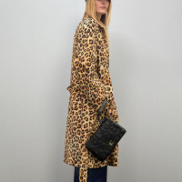 Bandolera con solapa pespunte logo