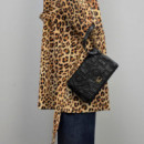 Bandolera con solapa pespunte logo