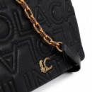 Bandolera con solapa pespunte logo