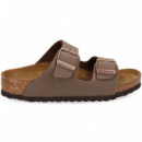 Pala 2 Hebillas Birko-flor Moca  BIRKENSTOCK