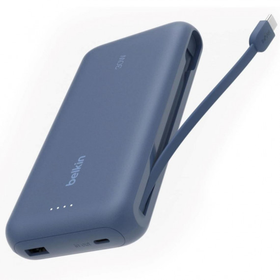 Powerbank Belkin 20.000 mAh Cable Integrado USB-C 30W Azul (BPB024HQBL)