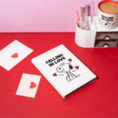 Cuaderno Snoopy "Falling in love"  San Valentin