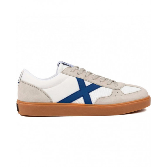 Tenis MUNICH Hombre Blanco Azul