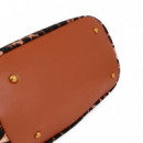Bolso Shopper leopardo y efecto piel