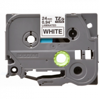 Cinta BROTHER P-touch Laminada Negro sobre Blanco 24MM 8M (TZ251)