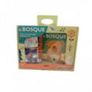 EL BOSQUE. LIBRO Y CUBOS DE JUEGO MULTISENSORIAL
