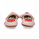 BAILARINA TIRA+FRESAS PIEL ROSA