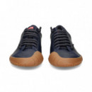 DEP.CORDON ELASTICO PIEL AZUL