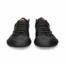 DEP.CORDON ELASTICO PIEL NEGRO