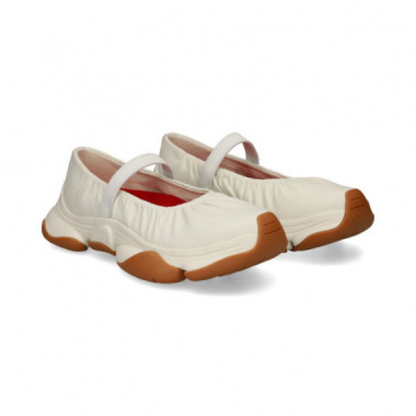 BAILARINA+MERCEDES PIEL BLANCO