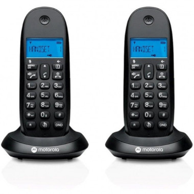 TELEFONO MOTOROLA C1002 CB+ DECT  WIRELESS BLACK (