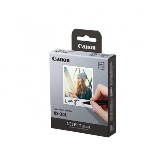 Canon Pack de papel y tinta XS-20L para Selphy Square QX10