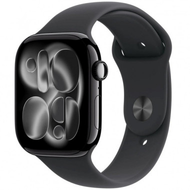 Apple Watch S11 GPS 46mm Jet Black Aluminium Case M/L (MEUX4QL/A)